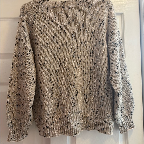 Marled Knit Drop Shoulder Sweater - Picture 4 of 5